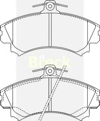Колодки Breck 219200070110 цена, от 18.92 USD