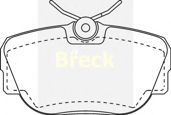 Колодки Breck 211730070100 цена, от 12.04 USD