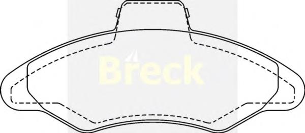 Колодки Breck 211710070200 цена, от 12.99 USD