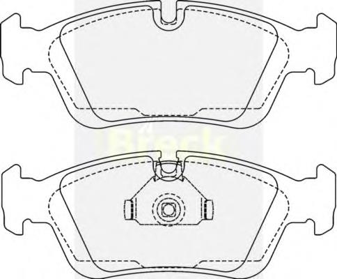 Купить 216430070100 Breck Колодки тормозные