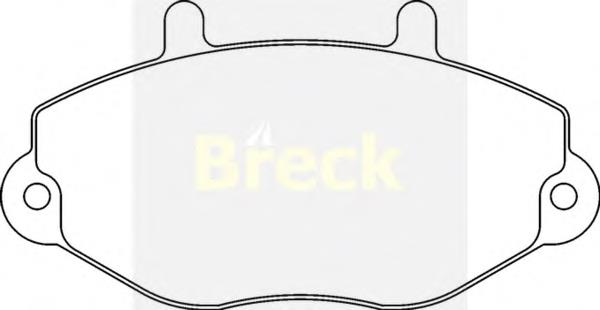 Купить 214690070100 Breck Колодки тормозные