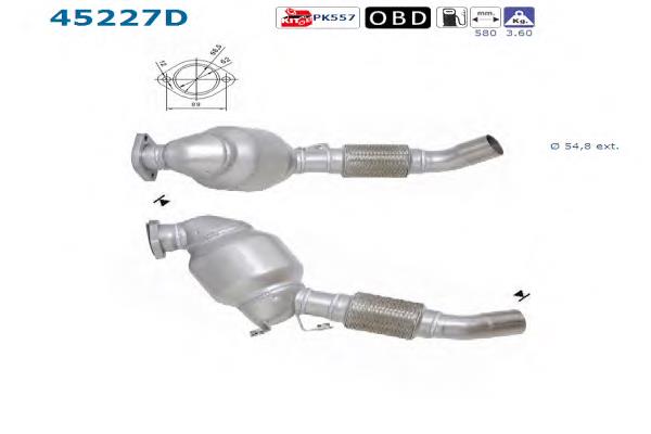 Катализатор 18307789987 BMW