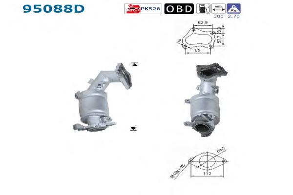 Convertidor - catalisador para Toyota Avensis (T22)