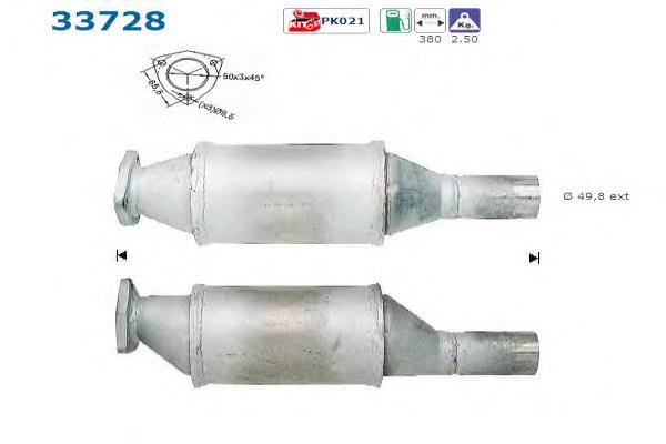 Convertidor - catalisador 33728 AS/Auto Storm