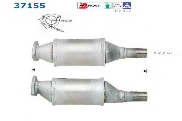 Convertidor - catalisador 37155 AS/Auto Storm