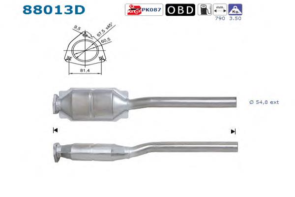 028131089DX VAG convertidor - catalisador