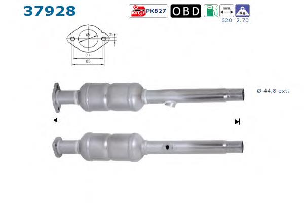 37928 AS/Auto Storm convertidor - catalisador