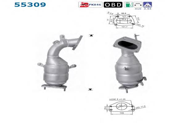 Convertidor - catalisador Fiat Bravo 2 198