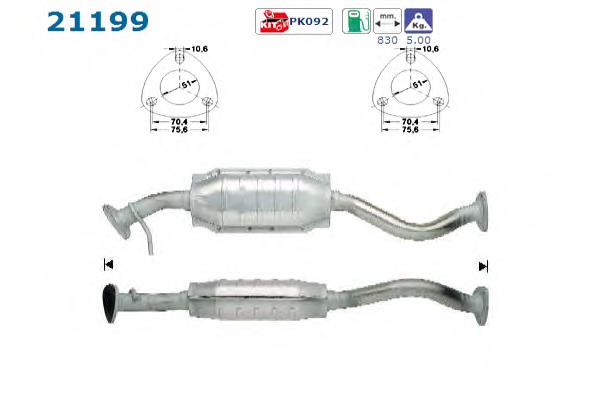 21199 AS/Auto Storm sonda lambda, sensor de oxigênio até o catalisador