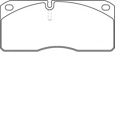 Передние тормозные колодки CVP019 DON