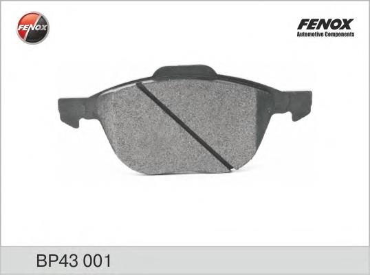Передние тормозные колодки BP43001 Fenox