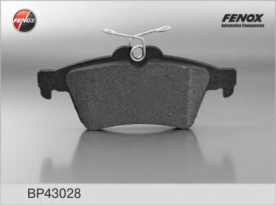 BP43028 Fenox колодки тормозные задние дисковые