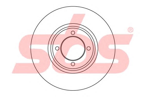 1815202520 SBS disco do freio dianteiro