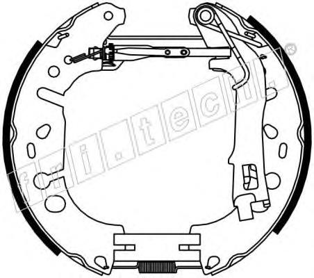 Sapatas do freio traseiras de tambor K23069 Brembo