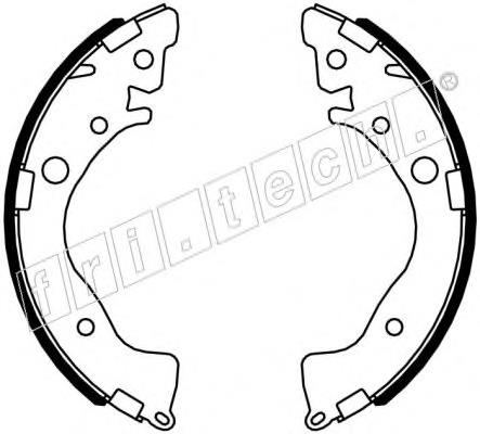 Задние барабанные колодки 1044028 Fri.tech