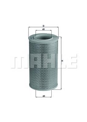 LX611 Mahle Original Воздушный фильтр двигателя