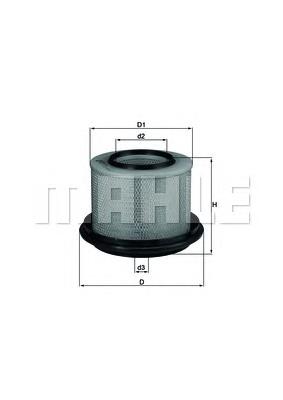 LX239 Mahle Original Воздушный фильтр двигателя