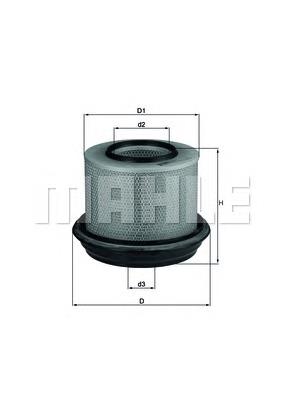 Воздушный фильтр LX263 Mahle Original