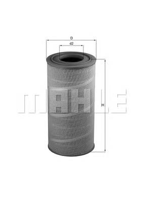 Элемент воздушного фильтра Mahle Original LX619 цена, от 41.55 USD