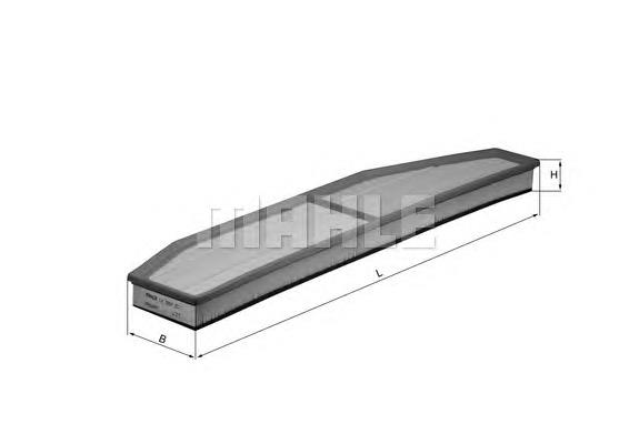 LX2067 Mahle Original filtro de ar