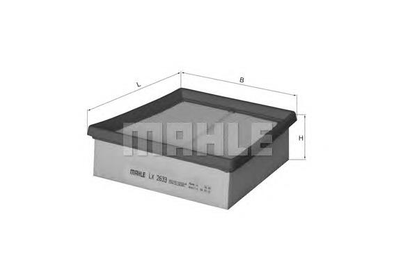 Купить LX2633 Mahle Original Автомобильный фильтр воздуха