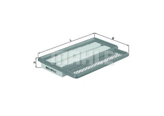 LX2880 Mahle Original Воздушный фильтр двигателя