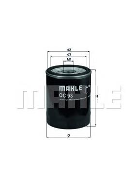 OC93 Mahle Original масляный фильтр
