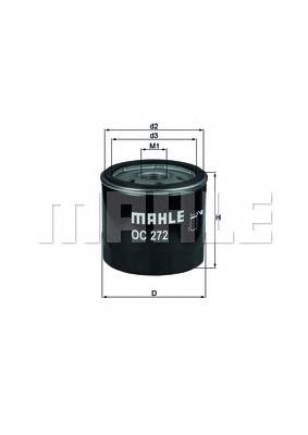OC272 Mahle Original filtro de óleo