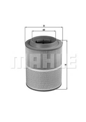 Воздушный фильтр LX1072 Mahle Original