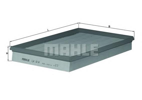 Купить LX614 Mahle Original Автомобильный фильтр воздуха