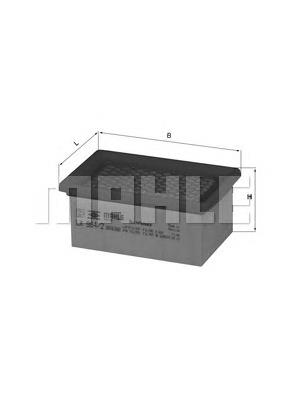 Воздушный фильтр LX9842 Mahle Original