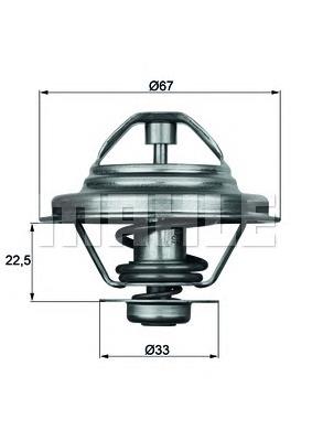 TX2487D Mahle Original termostato