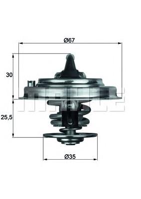 TX3487D Mahle Original termostato