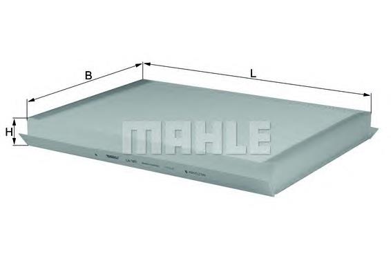 Купить LA307 Mahle Original Фильтр салона угольный