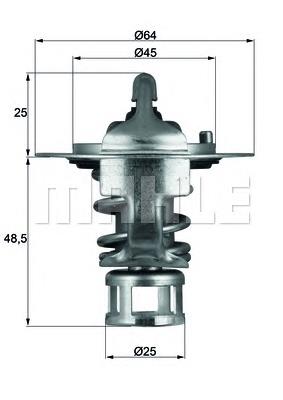 Термостат TX6577 Mahle Original