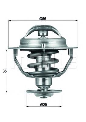 TX7382D Mahle Original termostato