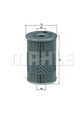 OX43 Mahle Original Масляный фильтр двигателя