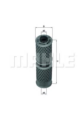 OX36D Mahle Original Масляный фильтр двигателя