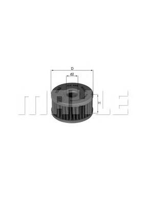 Масляный фильтр OX408 Mahle Original