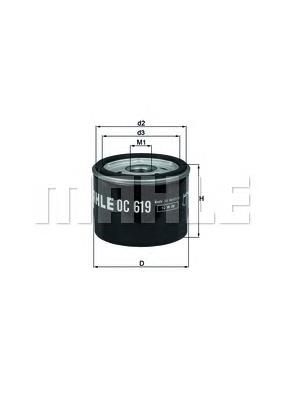 HF160 Hiflofiltro filtro de óleo