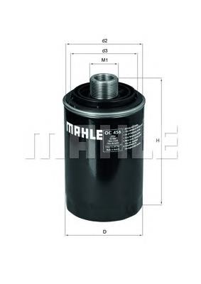 Купить OC456 Mahle Original Фильтр центробежный очистки масла