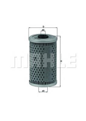OX33D Mahle Original Масляный фильтр двигателя
