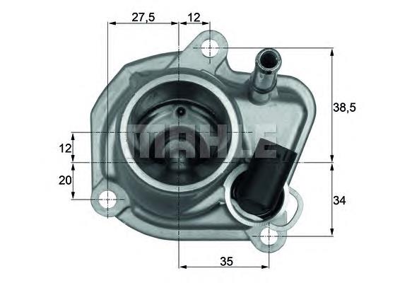 Корпус термостата TI2987 Mahle Original