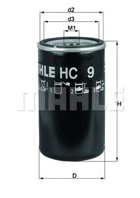 Фильтр масла HC9 MAHLE
