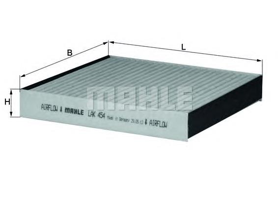 Фильтр салона LAK454 Mahle Original