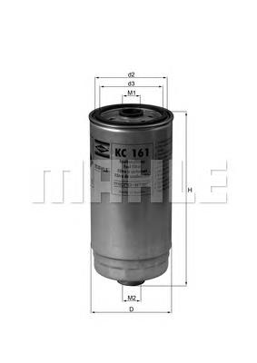 KC 161 Mahle Original filtro de combustível