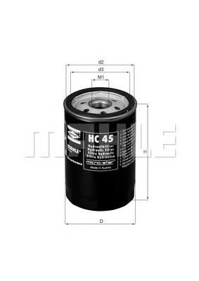 HC45 Mahle Original filtro de óleo