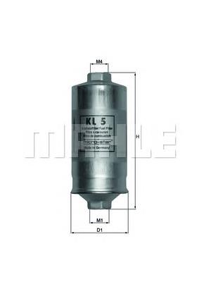 Купить KL5 Mahle Original Фильтр-отстойник топлива грубой очистки