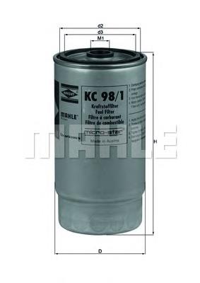 KC981 Mahle Original filtro de combustível