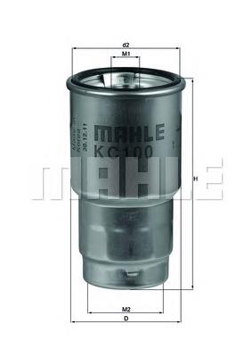 KC100D Mahle Original filtro de combustível